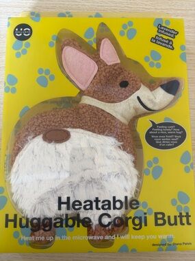 Heatable Huggable Corgi Butt - Plush Lavender Infused Heat Pack